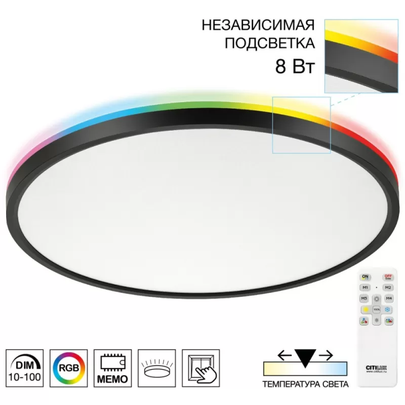 Настенно-потолочный светильник Norma CL749401 белый Citilux Настенно-потолочный светильник Norma CL749401 белый Citilux