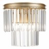 Стеклянное бра Ercolano SL1624.201.02 прозрачное ST Luce