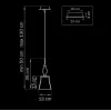 Стеклянный подвесной светильник Escica 806010 белый Lightstar