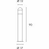 Стеклянный наземный светильник C-pol 231475 прозрачный SLV