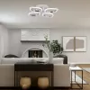 Потолочная люстра Ella 10222/4LED Chrome белая Escada
