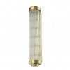 Стеклянный настенный светильник 3290 3295/A brass цилиндр белый Newport