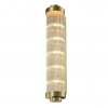 Стеклянный настенный светильник 3290 3295/A brass цилиндр белый Newport