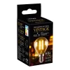 Лампочка светодиодная Vintage LED-G45-5W/AMBER/E14/VLF Volpe