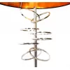 Торшер Milari LDF 5530 CHR+BK цилиндр желтый Lumina Deco