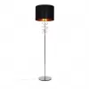 Торшер Milari LDF 5530 CHR+BK цилиндр желтый Lumina Deco