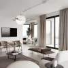 Стеклянный подвесной светильник Swing 10424/250 форма шар белый Loft It