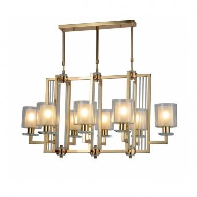 Подвесная люстра Manhattan LDP 8012-8 PR F.GD Lumina Deco