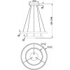 Подвесной светильник Rim MOD058PL-L55BSK белый Maytoni