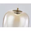 Стеклянный подвесной светильник High Light LH11093 цвет янтарь цилиндр Ambrella