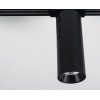 Трековый светильник  TR 3007 black 4000K черный цилиндр Italline
