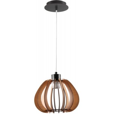 Подвесной светильник  MD.9012-1-P-BK+WOOD Imex