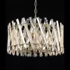 Хрустальная подвесная люстра Ингвар CL334263 цилиндр прозрачная Citilux