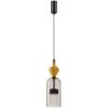 Стеклянный подвесной светильник Palleta 5046/12LB цилиндр коричневый Odeon Light