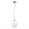 Стеклянный подвесной светильник Cesare SL1168.103.01 конус белый ST Luce