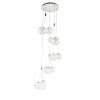 Стеклянный подвесной светильник 1020 1020-LED15PL форма шар прозрачный