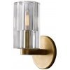 Стеклянное бра Wall lamp 8816W gold/clear цилиндр прозрачное DeLight Collection