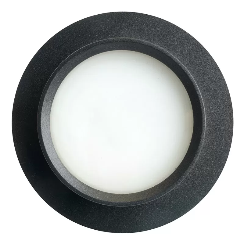 Стеклянный точечный светильник DL504 51102 черный цилиндр Feron