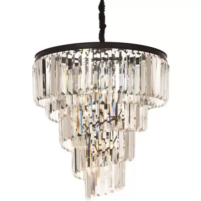 Подвесная люстра Helix KR0262P-10 black/clear DeLight Collection китай