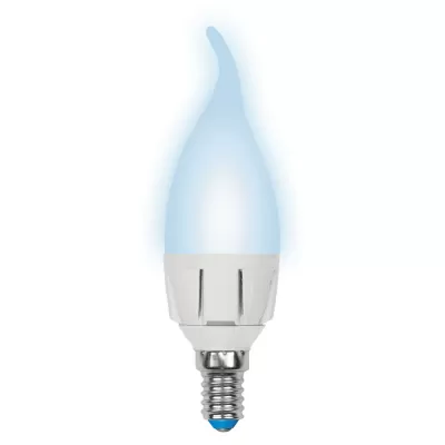 Лампочка светодиодная  LED-CW37 7W/NW/E14/FR PLP01WH картон Uniel