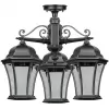 Стеклянный потолочный светильник уличный ASTORIA 1 L 91370LA/3 Bl прозрачный Oasis Light