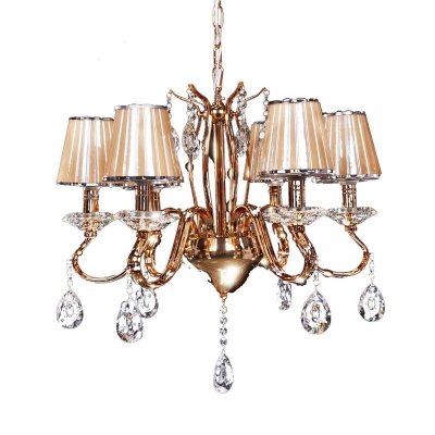 Подвесная люстра Finezzia LDP 9267-6 GD Lumina Deco бежевый