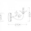 Бра Faina A5326AP-1WG Artelamp