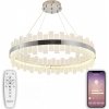 Хрустальная подвесная люстра Smart Нимбы LED LAMPS 81269 прозрачная Natali Kovaltseva