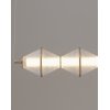Стеклянный подвесной светильник Senta V11367-PL конус прозрачный