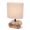 Интерьерная настольная лампа Maderana 8199/1T цилиндр бежевый Lumion