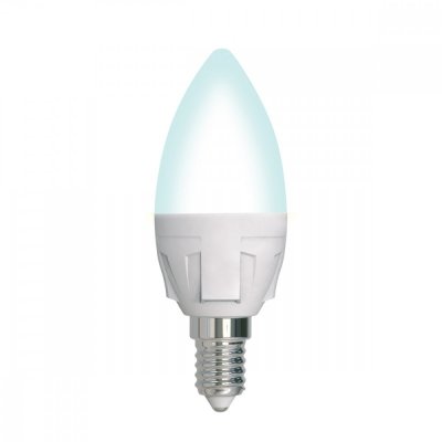 Лампочка светодиодная  LED-C37 7W/4000K/E14/FR/DIM PLP01WH картон Uniel