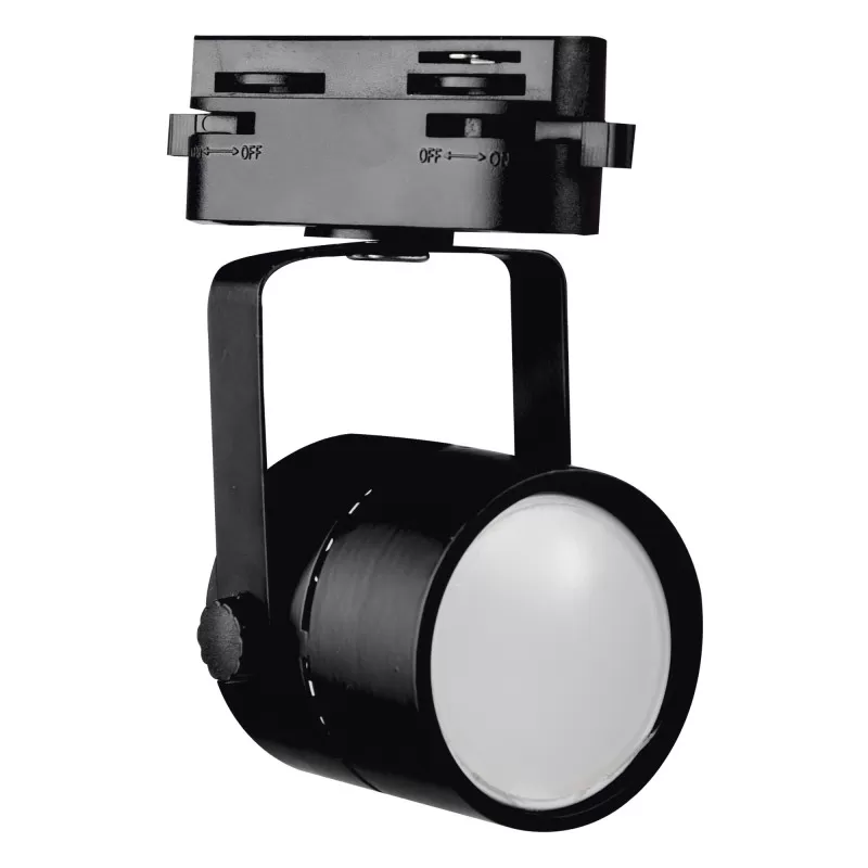 Трековый светильник  UBL-Q321 GU10 BLACK цилиндр черный Volpe Трековый светильник  UBL-Q321 GU10 BLACK цилиндр черный Volpe