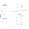 Трековый светильник Track System GL6877 цилиндр белый Ambrella
