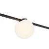 Трековый светильник Luna TR236-1-5W3K-B белый форма шар Maytoni
