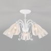 Стеклянная потолочная люстра Floranse 30155/5 белый белая конус Eurosvet