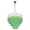 Стеклянная подвесная люстра Murano 10580/600 Clear green прозрачная Loft It Стеклянная подвесная люстра Murano 10580/600 Clear green прозрачная Loft It