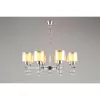 Стеклянная подвесная люстра Aprica OML-70803-08 цилиндр белая Omnilux