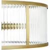 Стеклянная потолочная люстра KR1218 KR1218P-6 brass прозрачная DeLight Collection