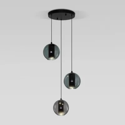 Подвесной светильник Cobble 50258/3 LED дымчатый/бирюзовый Eurosvet