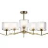 Стеклянная потолочная люстра High Light LH57008 белая цилиндр Ambrella Стеклянная потолочная люстра High Light LH57008 белая цилиндр Ambrella