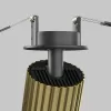 Точечный светильник Calipso C110CL-01-GU10-BS черный цилиндр Maytoni