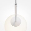 Стеклянный подвесной светильник Basic form MOD321PL-01W1 форма шар белый Maytoni