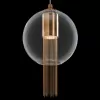 Стеклянный подвесной светильник Flusso P095PL-01BZ прозрачный Maytoni