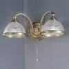 Стеклянное бра 3830 A 3830/2 белое Reccagni Angelo