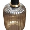 Стеклянный подвесной светильник Iris  2071-A+BL цилиндр цвет янтарь Loft It