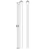 Стеклянный настенно-потолочный светильник Cabinet luminaire square 687040 белый Deko-Light