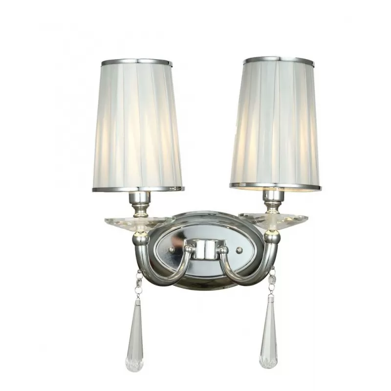 Бра Fabione LDW 1200-2W CHR конус серое Lumina Deco Бра Fabione LDW 1200-2W CHR конус серое Lumina Deco