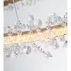 Хрустальный подвесной светильник Лаура 08246,36PA прозрачный круглый Kink Light