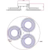 Потолочная люстра Ice 10215/6LED прозрачная Escada