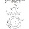 Стеклянная подвесная люстра Elsa SL1658.103.22 белая ST Luce